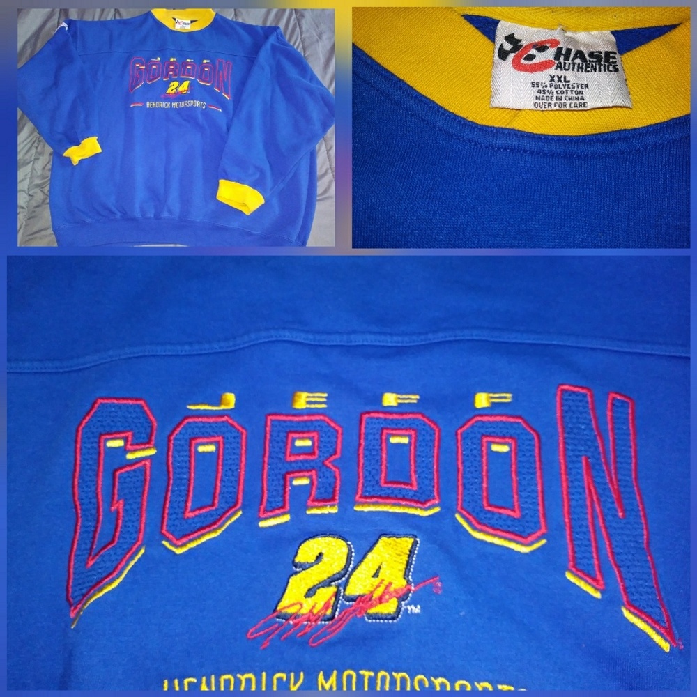 Chase Authentics Vintage Jeff Gordon Sweater XXL